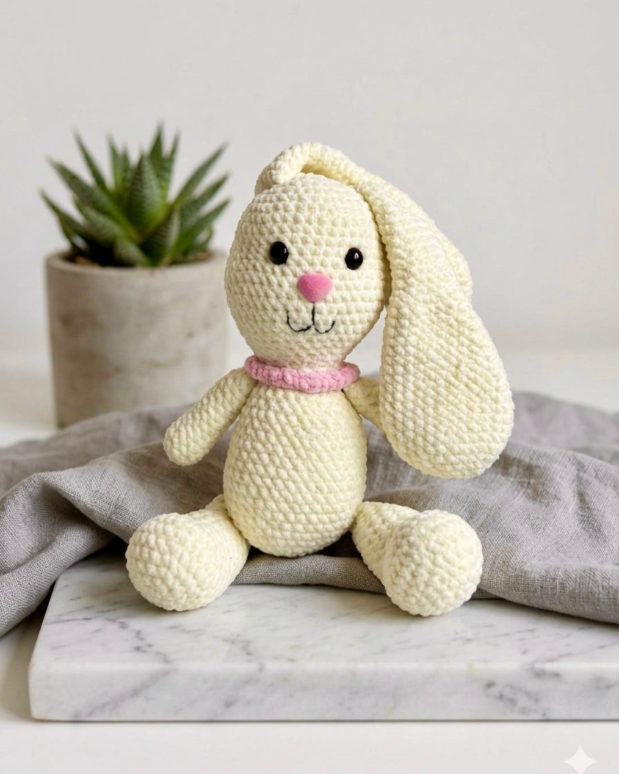 Conejito tejido a crochet